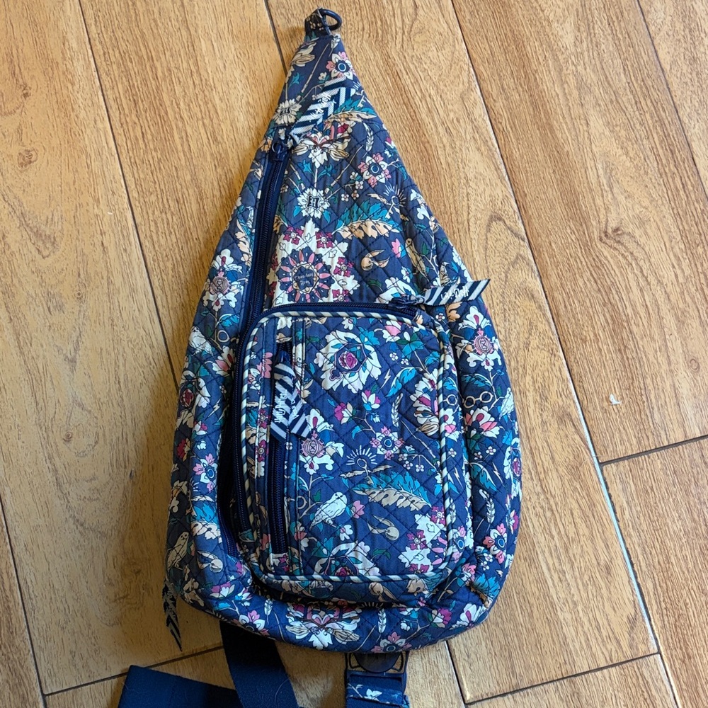 Harry Potter Vera Bradley Blue Floral Backpack